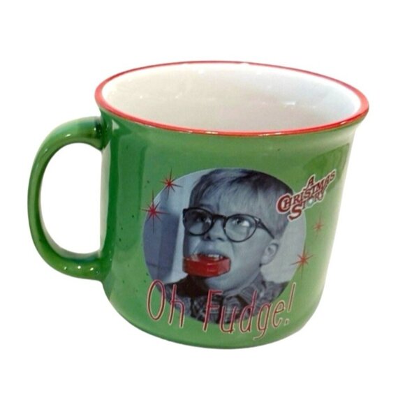 Spoontiques Xmas Coffee Tea Mugs A Christmas Story “Oh Fudge” "Merry Clarkmas" - Picture 3 of 6